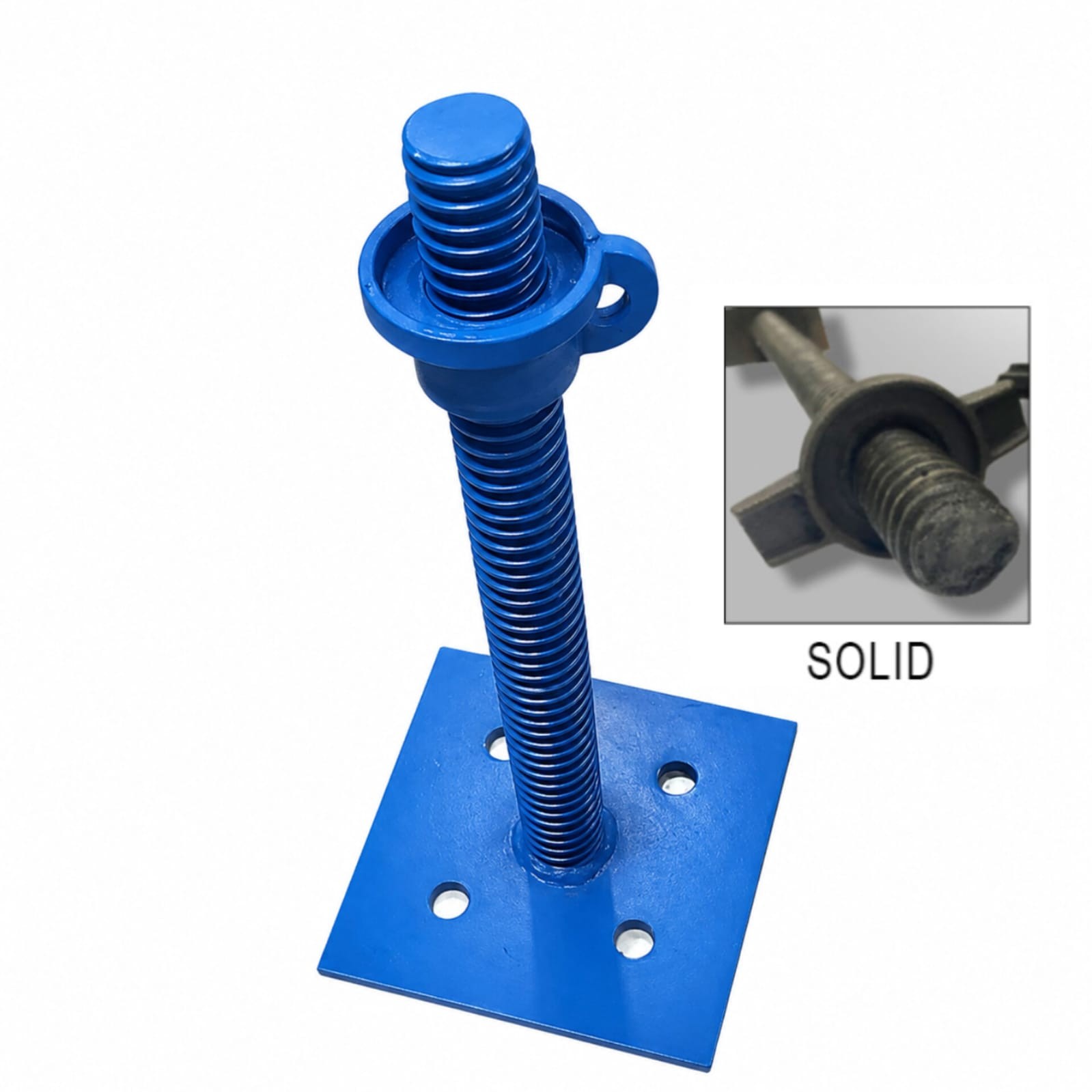 Base Jack Solid for scaffolding